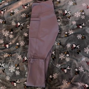 Purple, athletic leggings